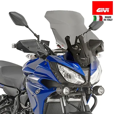 Zdjęcie produktu dla Szyba przednia GiVi przyciemniana 510 x 410 mm do Yamaha MT-07 Tracer, ABE
