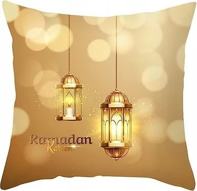 Produktbild von Satz Ramadan-Kissenbezüge - Dekoration 45x45 cm 2 Stück
