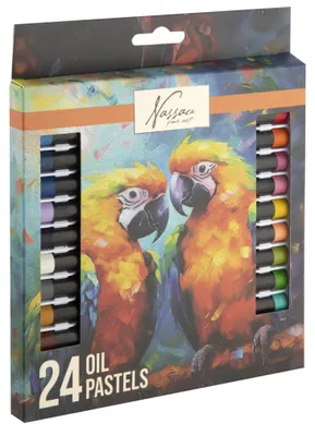 Zdjęcie produktu dla Kreatywna grupa rzemieślnicza z pastelami olejnymi, zestaw 24 sztuk