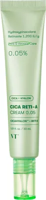 Image de VT COSMETICS - CICA RETI-A CREAM 0.05, 30 ml de crème pour le visage avec 0,05% de rétinol