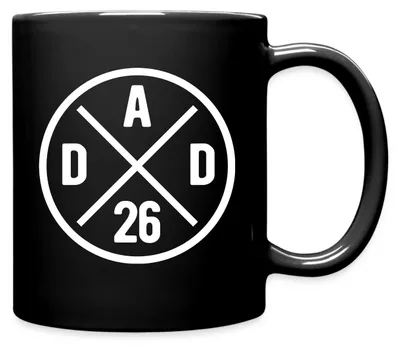 Produktbild von Spreadshirt Dad 2026 Vatertag Geschenk Werdender Papa Vater Tasse Einfarbig, One size, Schwarz