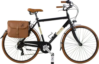 Produktbild von Dolce Vita by Canellini Fahrrad Citybike Mann Aluminium mit Tasche - Schwarz 58