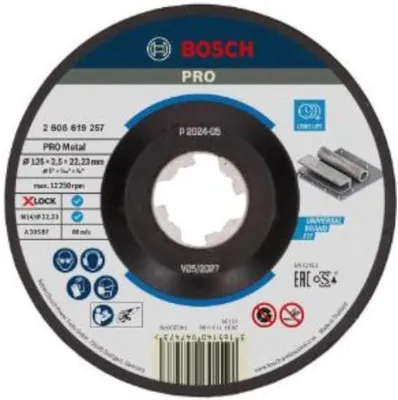 Image de Disque X-Lock pour Metal D 125 x 6mm à ébarber - BOSCH - 2608619259
