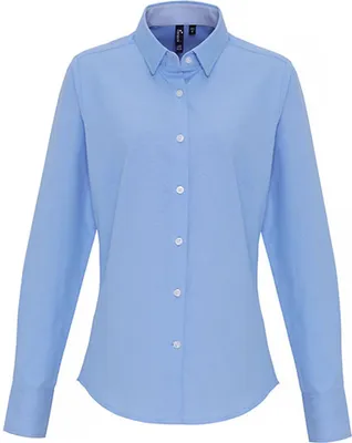 Zdjęcie produktu dla Damska koszula w paski Premier Workwear Bawełna Rich Oxford