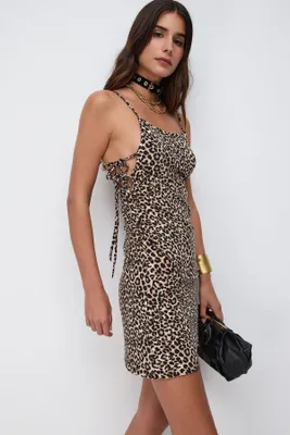 Produktbild von Minikleid mit Leopardenmuster, Leopard, M
