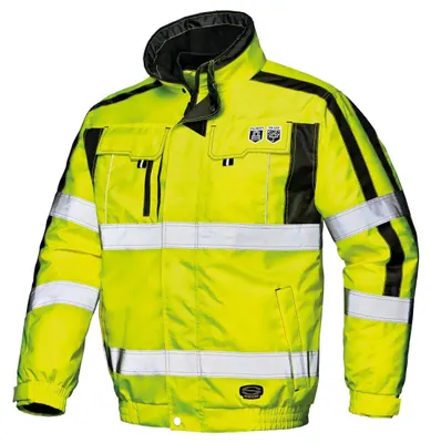 Immagine prodotto di Giacca da pilota ad alta visibilità Sir Safety Contender 4 in 1, classe 3, antivento e idrorepellente, XXL, GIALLO ALTA VISIBILITÀ