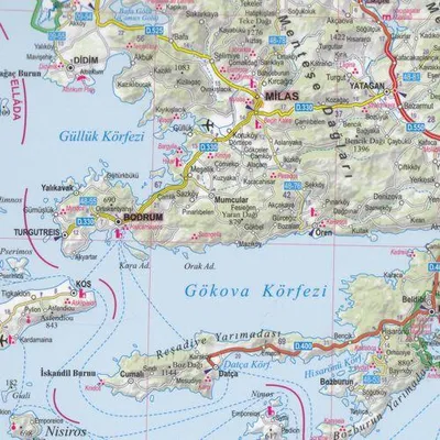 Zdjęcie produktu dla Turecka Riwiera, 1:1 000 000 mapa + przewodnik Expressmap