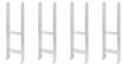 Produktbild von Alberts 4 x H-Pfostenträger, 141x600 mm, Materialstärke 6 mm, Tiefe 60 mm, feuerverzinkt