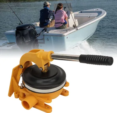 Produktbild von 32-mm-Auslassboot, manuelle Handbilge-Abwassertransfer-Entwässerungspumpe für die Abwasserentsorgung, Ölpumpen