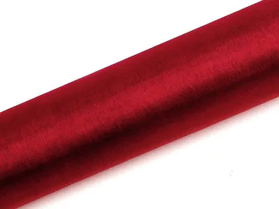 Produktbild von ORGANZA Dekoorganza ROT Hochzeit Kommunion 16cm x 9,3m