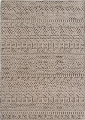 Immagine prodotto di Ayyildiz | Tappeto moderno - struttura a cubi ottici 3D - motivo a trama - soggiorno a pelo corto - beige - 140 cm x 200 cm