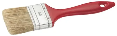 Produktbild von Flachpinsel 50 mm Breite mit heller Borste Stärke 6 für Streicharbeiten