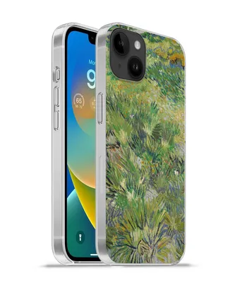 Produktbild von MuchoWow® Handyhülle Schutzhülle Hülle für Apple iPhone 14 Plus - Soft case Grasige Wiese mit Blumen und Schmetterlingen - Vincent van Gogh Silikon Softcase Handy Hülle - Abbildung