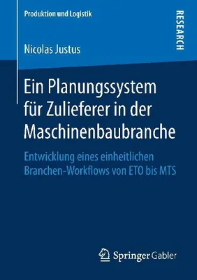 Produktbild von Ein Planungssystem für Zulieferer in der Maschinenbaubranche