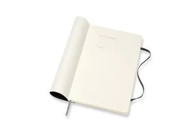 Produktbild von Moleskine Monats Notizkalender, Taschenkalender, 18 Monate, 2019/2020, Large, A5, Soft Cover, Schwarz