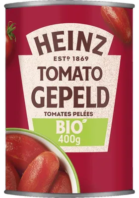 Produktbild von Heinz  Tomaten geschält 400g – 100% natürliche, biologische Tomaten