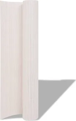 Produktbild von vidaXL Gartenzaun Doppelseitig 90×500 cm Weiß