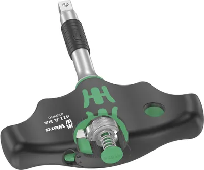 Produktbild von Hebelumsch.kn.411 A RA Quergr.1/4 Zoll Z.80 L.110mm leg.WS WERA