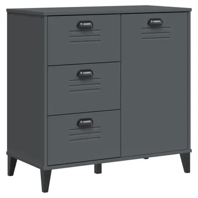 Produktbild von Sideboard VIKEN Anthrazit 80x40x80 cm Holzwerkstoff