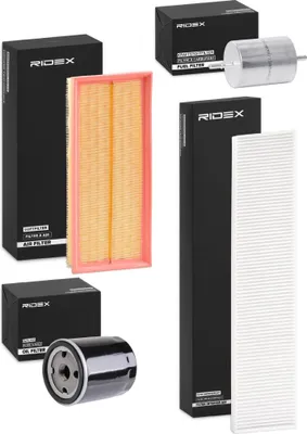 Produktbild von RIDEX Filterset Inspektionspaket Filtersatz für FORD MONDEO III Kombi (BWY) MONDEO III (B5Y)