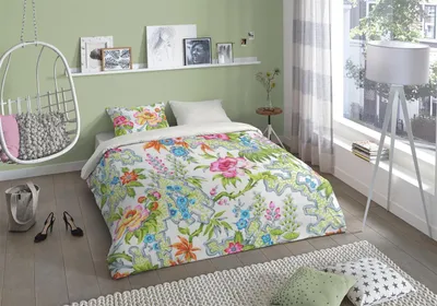 Produktbild von good morning Renforcé Bettwäsche 2 teilig Bettbezug 140 x 220 cm Kopfkissenbezug 60 x 70 cm Antoinette 2103.99.01 Multi