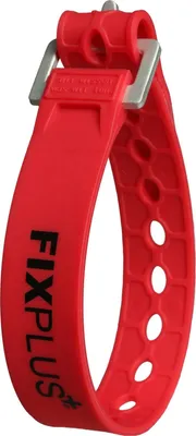 Produktbild von Fixplus Gummizurrband Strap, 23 x 1,2 cm , rot