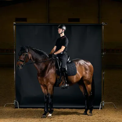 Image de Tapis de selle de dressage moulé LeMieux ProForm, couleur : noir, taille : L