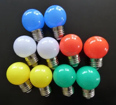 Produktbild von 7801 LED Tropfen bunt für Dekoketten 10er Set rot/gelb/grün/blau/weiss