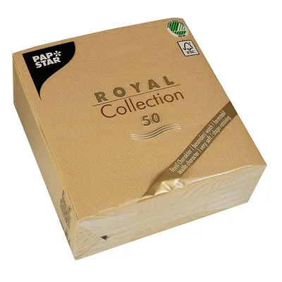 Obrázok produktu pre PAPSTAR 82360 PAPSTAR Servietten "ROYAL Collection", piesková