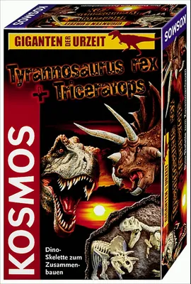 Produktbild von Skelette T-Rex + Triceratops