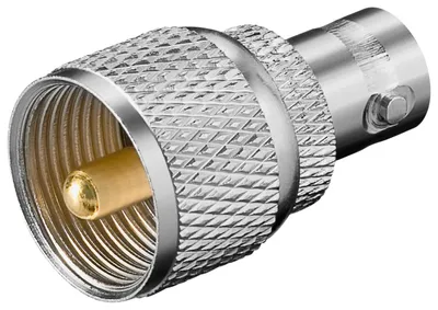 Immagine prodotto di goobay BNC Kupplung auf UHF Stecker mit goldkontakten (Bulk)