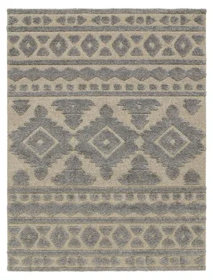 Produktbild von TT Home Wohnzimmer Teppich Hochflor Langflor Schlafzimmer Boho Design 3D Design Skandi Design Modern Unifarben Größe 60x100 cm