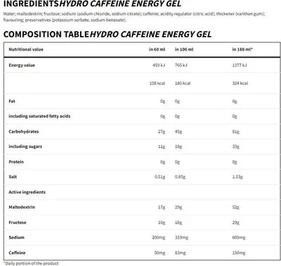 Produktbild von Trec Nutrition | Hydro Caffeine Energy Gel | Endurance Orange