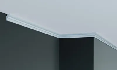 Produktbild von PROVISTON | Stuckleiste | Polyurethan | 25 x 15 x 2000 mm | Weiß | Deckenleiste