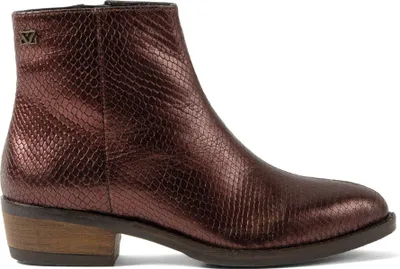 Produktbild von Lazamani Beverly Damen Leder-Stiefeletten Merlot Größe 36