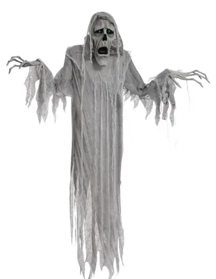 Produktbild von Sprechende Geister Phantom Halloween Figur mit Sound & Lichteffekt 180cm