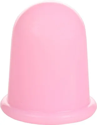 Produktbild von Massagebecher aus Silikon, Farbe Rosa