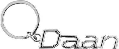 Productafbeelding van Cool car keyrings - Auto sleutelhanger met naam Daan