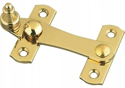 Produktbild von AMIG Fensterladenverschluss Messing Goldfarben 75x46mm
