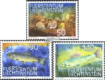 Produktbild von Briefmarken Liechtenstein 1987 Mi 922-924 (kompl.Ausg.) postfrisch Fische