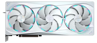 Produktbild von GIGABYTE AORUS GeForce RTX 5090 STEALTH ICE 32G Grafikkarte - 32GB GDDR7, 512bit, PCI-E 5.0, 2655MHz Kerntakt, 3 x DP 2.1a, 1 x HDMI 2.1b, NVIDIA DLSS 4, GV-N5090AORUSST ICE-32GD, GeForce RTX 5090, 32 GB, GDDR7, 512 Bit, 7680 x 4320 Pixel, PCI Express 5.0