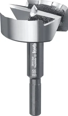 Produktbild von kwb SPEED Forstnerbohrer ø 55 mm - Vergüteter Spezialstahl, Präziser Wellenschliff, Gehärtete Schneiden, Polierte Oberfläche - Für präzise und ausrissfreie Bohrungen