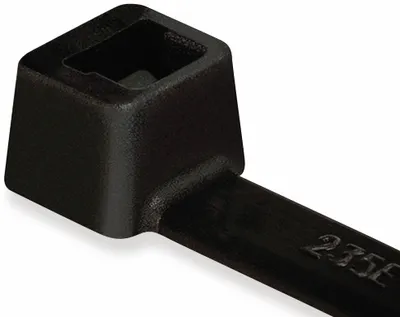Produktbild von Hellermann T150R(H)-PA66W-BK(100) Kabelbinder 365x7,6mm schwarz 111-14860