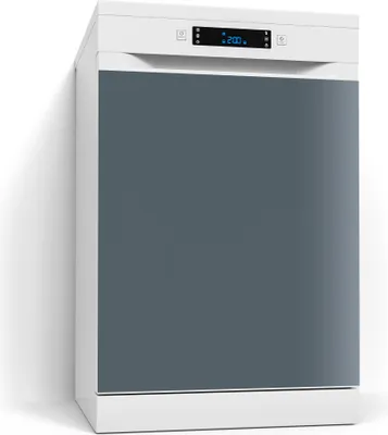 Produktbild von DEQORI Magnetmatte Spülmaschine beschreibbar 60x70 cm 'Dunkelgrau' Magnetfolie Deko-Folie