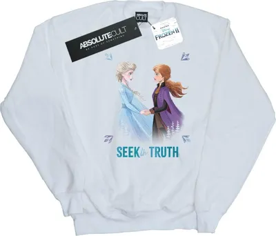 Produktbild von Disney - "Frozen 2 Seek The Truth" Sweatshirt für Herren BI25009 (XXL) (Weiß)
