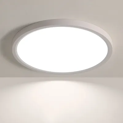 Produktbild von LED Deckenleuchte JDONG 54W Neutralweiß 4000K Rund Deckenlampe Weiß passend für Wohnzimmer, Schlafzimmer, Keller, Büro, Flur 50cm IP44 wasserdicht