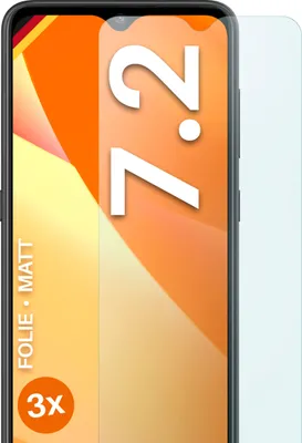 Produktbild von moex® 3x Schutzfolie kompatibel mit Nokia 7.2 - Displayschutzfolie Anti Reflex Folie, Matt