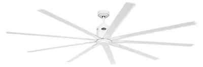 Image de Ventilateur de plafond à basse consommation avec télécommande Big Smooth Eco Blanc 224 cm