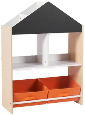 Zdjęcie produktu dla Dziecięca półka Ginger Home - domek z czarną tablicą do pisania