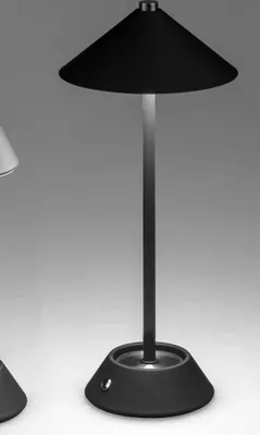 Produktbild von LED Tischlampe TOUCH matt schwarz H. 33cm aus Metall Formano